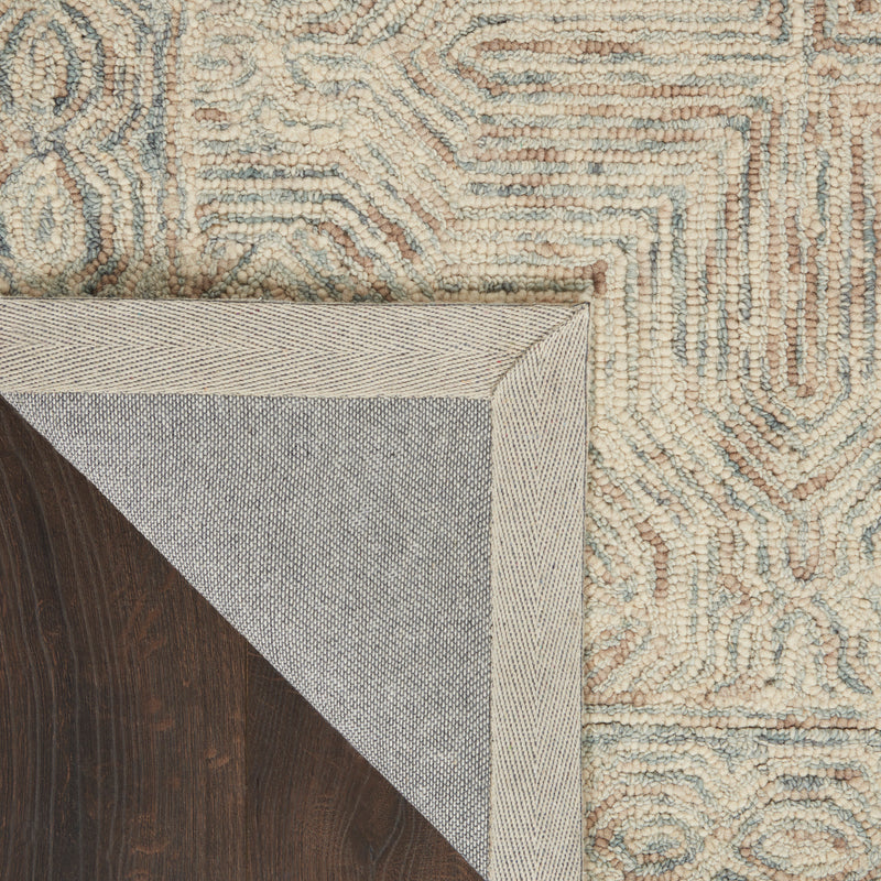 Interlock Blue Ivory