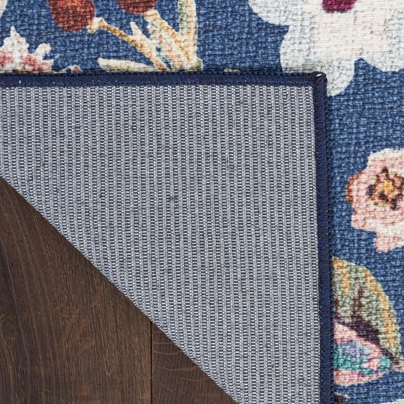 Nourison Washables Navy Multicolor