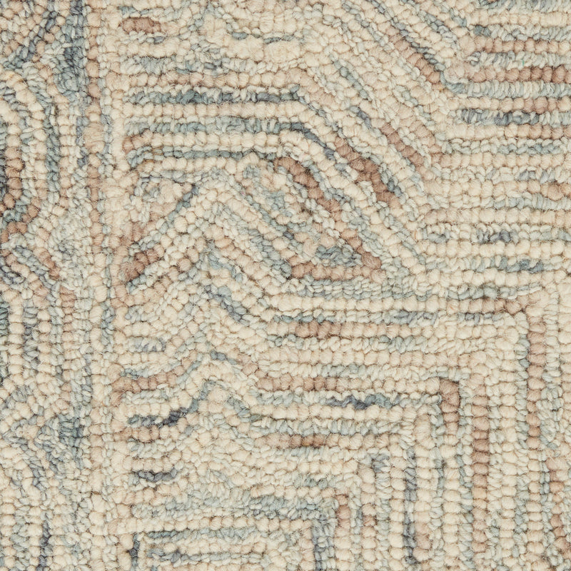 Interlock Blue Ivory