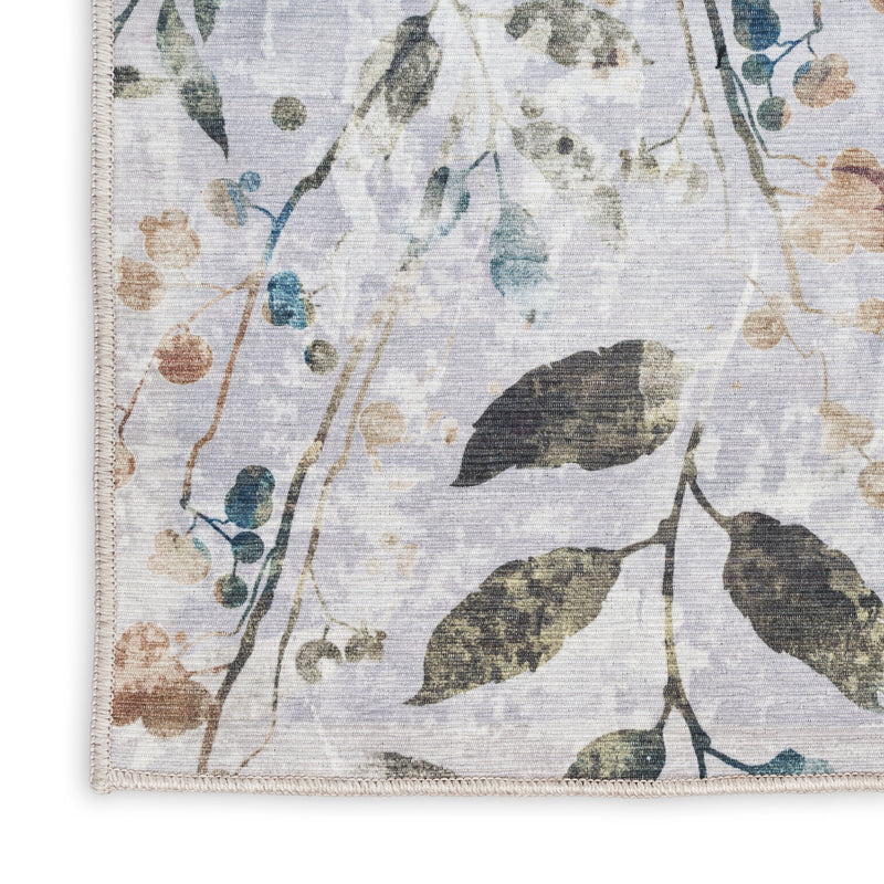 Nourison Washables Grey Multicolor