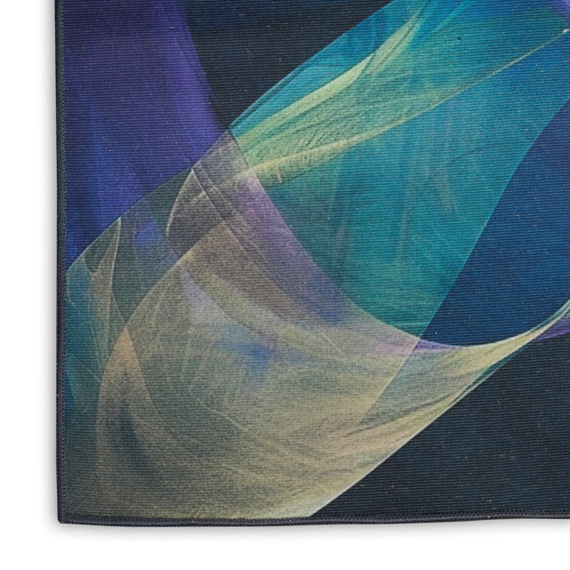 Nourison Washables Blue Multicolor
