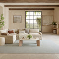 Natural Texture Ivory Blue